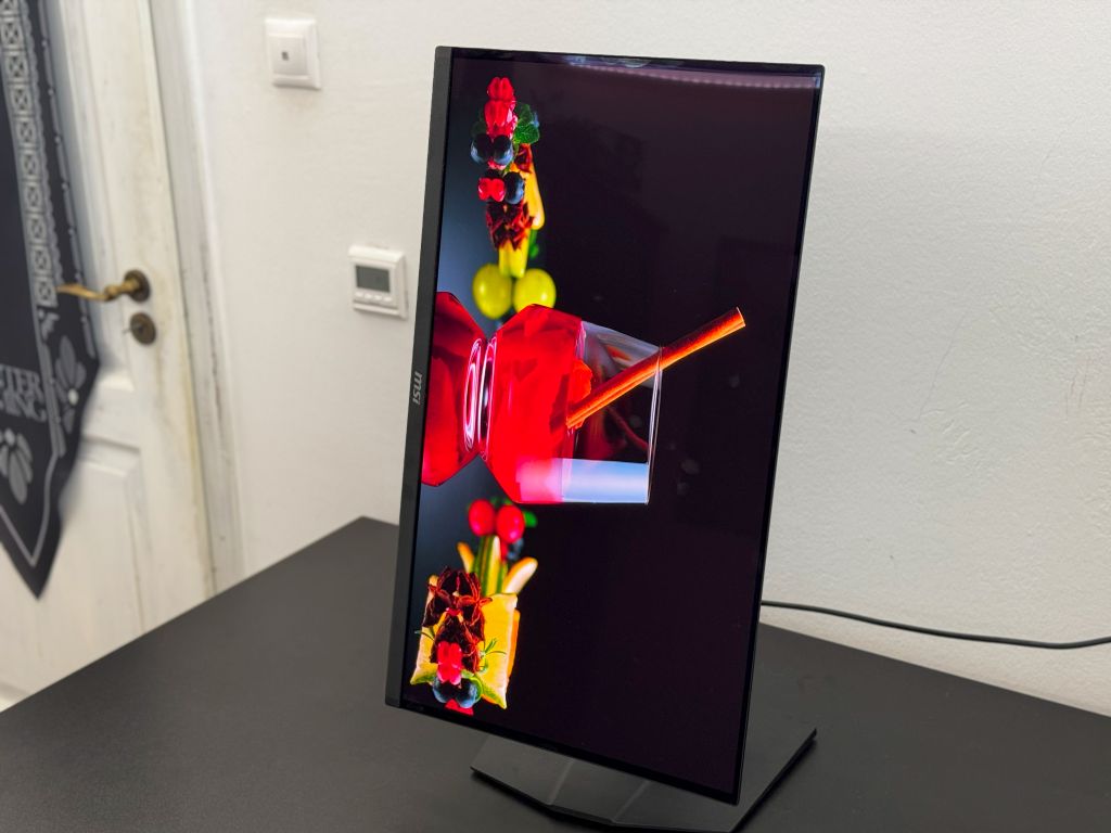 A monitor portré módban.